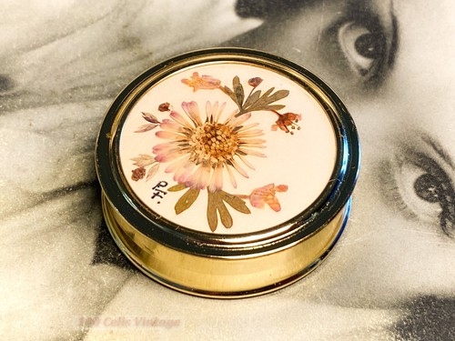 Pressed flowers unused handbag - pressed,