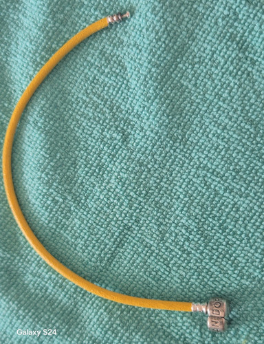 Pandora yellow leather cord - yellow,