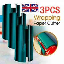 3x Sliding Wrapping Paper Cutter Craft Seconds Christmas Wrap Paper Cut Tools