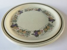 Royal Doulton Harvest Garland Dinner Plates x 2 - 10 1/2 Inch