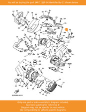 YAMAHA Plate 2, 5KR-1112F-00