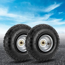 2x 10" 135kg Pneumatic Tyre