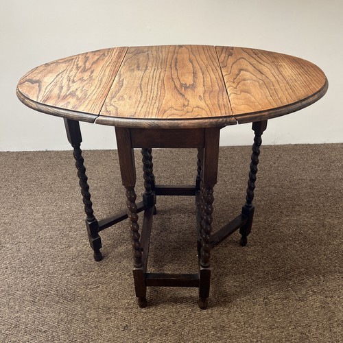 Antique solid oak barley - solid, twist