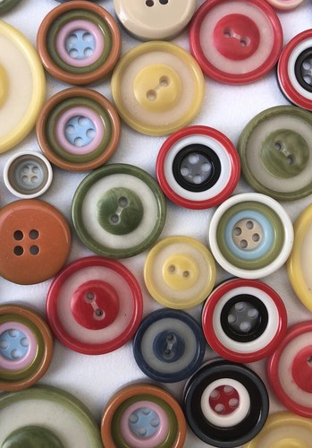 Job lot vintage buttons - vintage,