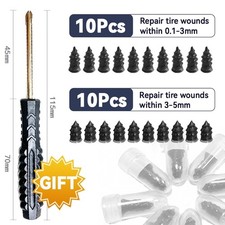 Car/Motorcycle/Cycle Tyre Repair Nail Kit Tire Puncture Repair/Rubber Vacuum