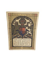 The Coronation of Her Majesty Queen Elizabeth II Programme 2 June 1953 EBJH