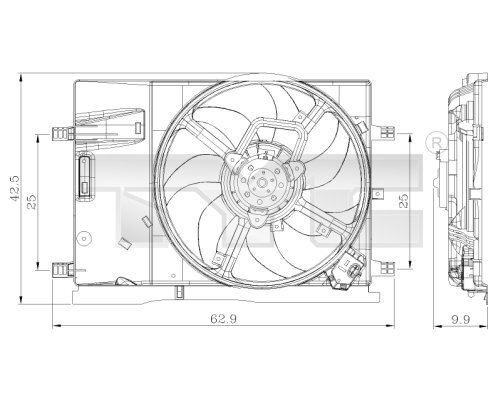 Tyc 809 0018 fan - tyc, 809-0018