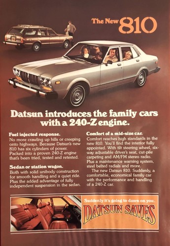 1977 datsun 810 - "family, car