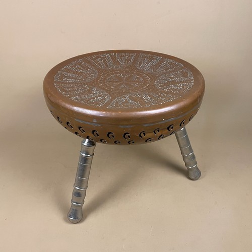 Indian copper foot warmer - indian,