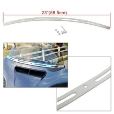 1xSilver Slotted Batwing