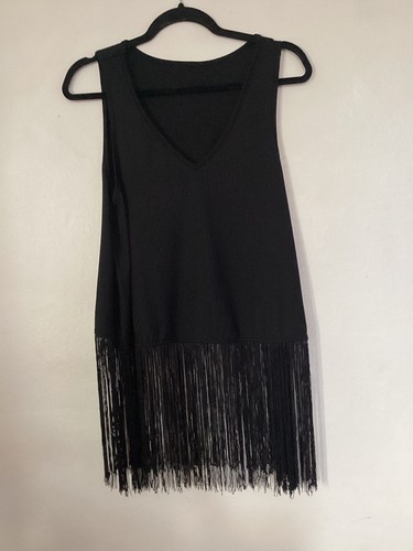 Shein lovely new black fringe - lovely,
