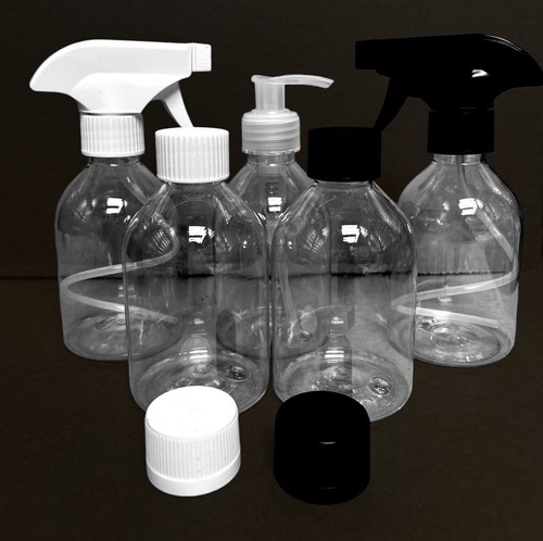 Empty 250ml pet plastic clear - empty,