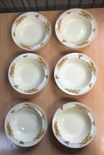 6 X BARRATTS OF STAFFORDSHIRE BOWLS (16CM / 6.3IN)