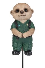 Vivid Arts Paramedic NHS Baby Meerkat - Plant Pal Garden Ornament Gift