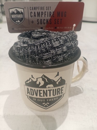 Wayfarer campfire enamel mug - wayfarer,