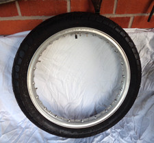 Akront 19” 40 Hole  Alloy Rim with b/n Metzeler  100/90 tyre