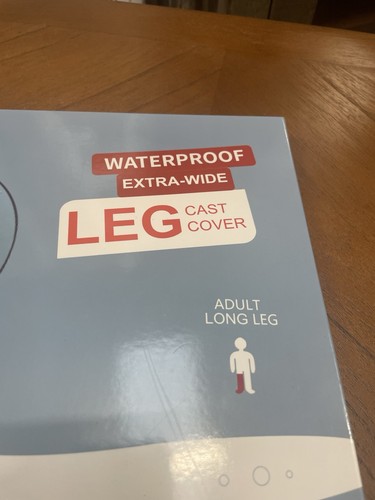Leg cast cover adult - cast,