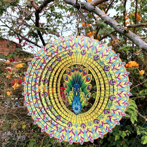 Wind spinner mirrored - 3d,