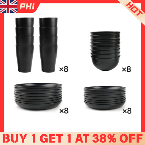 Black dinnerware bowl - dinnerware, plates