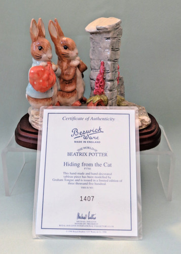 Beswick beatrix potter tableau - beatrix,