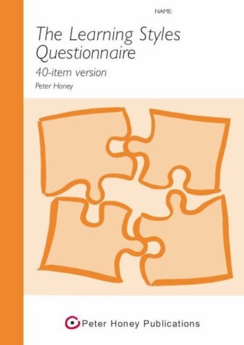 Learning styles questionnaire - learning,