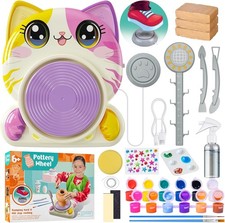 Roaxkois Pottery Wheel for Kids – Complete DIY Arts & Crafts Painting Kit... 