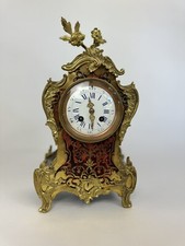 Boulle Mantle Clock Tortoise
