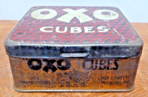Vintage oxo tin - vintage, 50