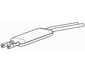 Quality centre exhaust - centre,