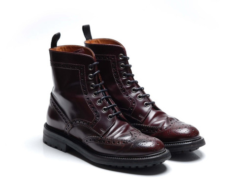 Church burgundy brogue - burgundy,