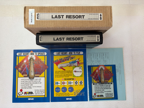 Snk neo geo mvs last - neo,