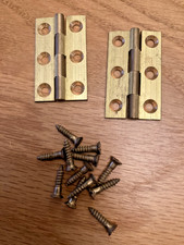 Pair Vintage Solid Brass Butt