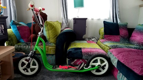 Old skool kick scooter bmx - kick,