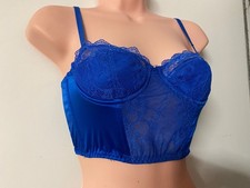 Primark blue longline lace bra