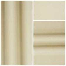 Ivory Cream Blackout 100% Super Soft DrapingCurtain Lining Fabric Pass 3 PERFECT
