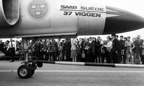 Saab viggen exhibited at - viggen,