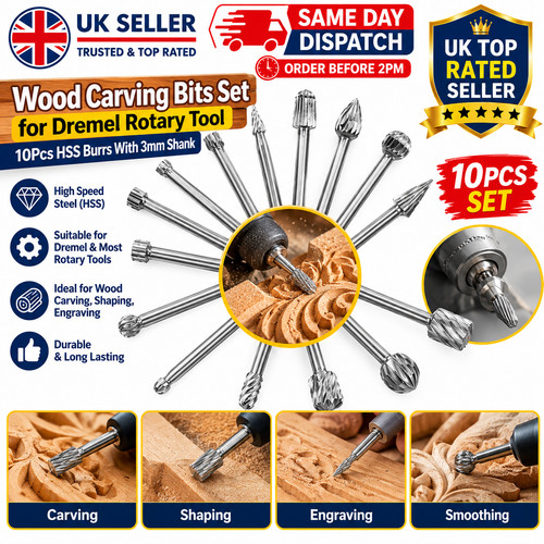 Wood carving bits set for - wood,