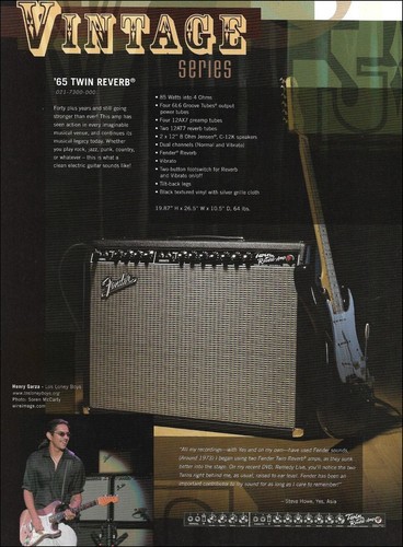 Fender vintage series twin - series,