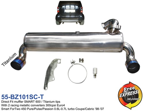 Exhaust muffler duplex - muffler,