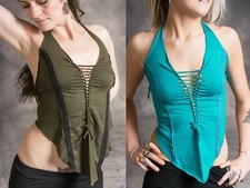 WOMENS KNOT TOP Goa Tribal