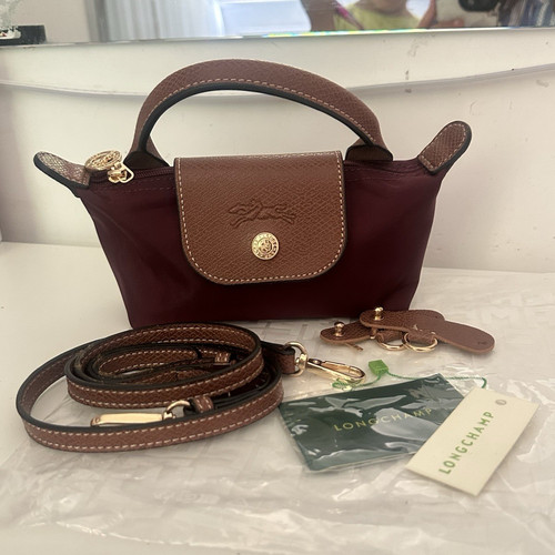 Longchamp pliage cuir small - le,