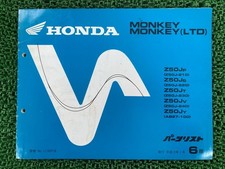 Monkey LTD Parts List, 6th