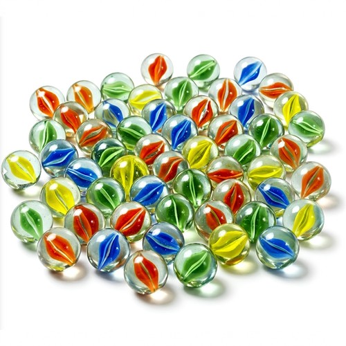 150pcs coloured glass - coloured, marbles