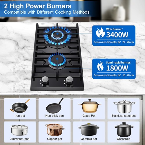 Burners kitchen gas hob 30cm - kitchen,
