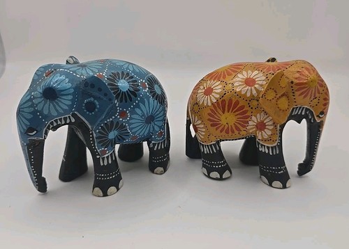 Vintage hand painted wooden - vintage,