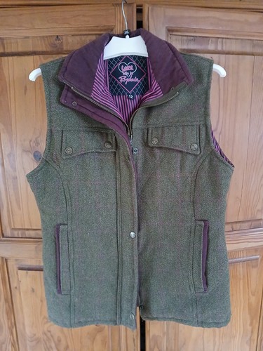 Ladies tweed gilet - ladies, size