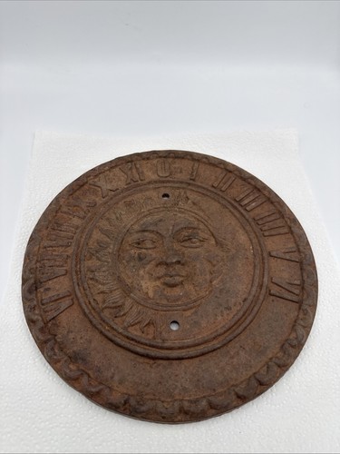 Vintage cast iron sun - iron,