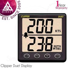 Nasa Marine Replacement Clipper Duet Display Only│Speed & Depth│For Boat Marine