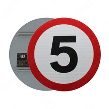 5MPH Speed Sign Road Grade CE