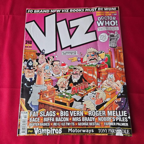 Viz comic magazine issue 240 - viz,